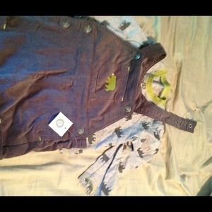 NWT boys 24 months bear corduroy overalls